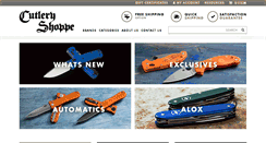 Desktop Screenshot of cutleryshoppe.com